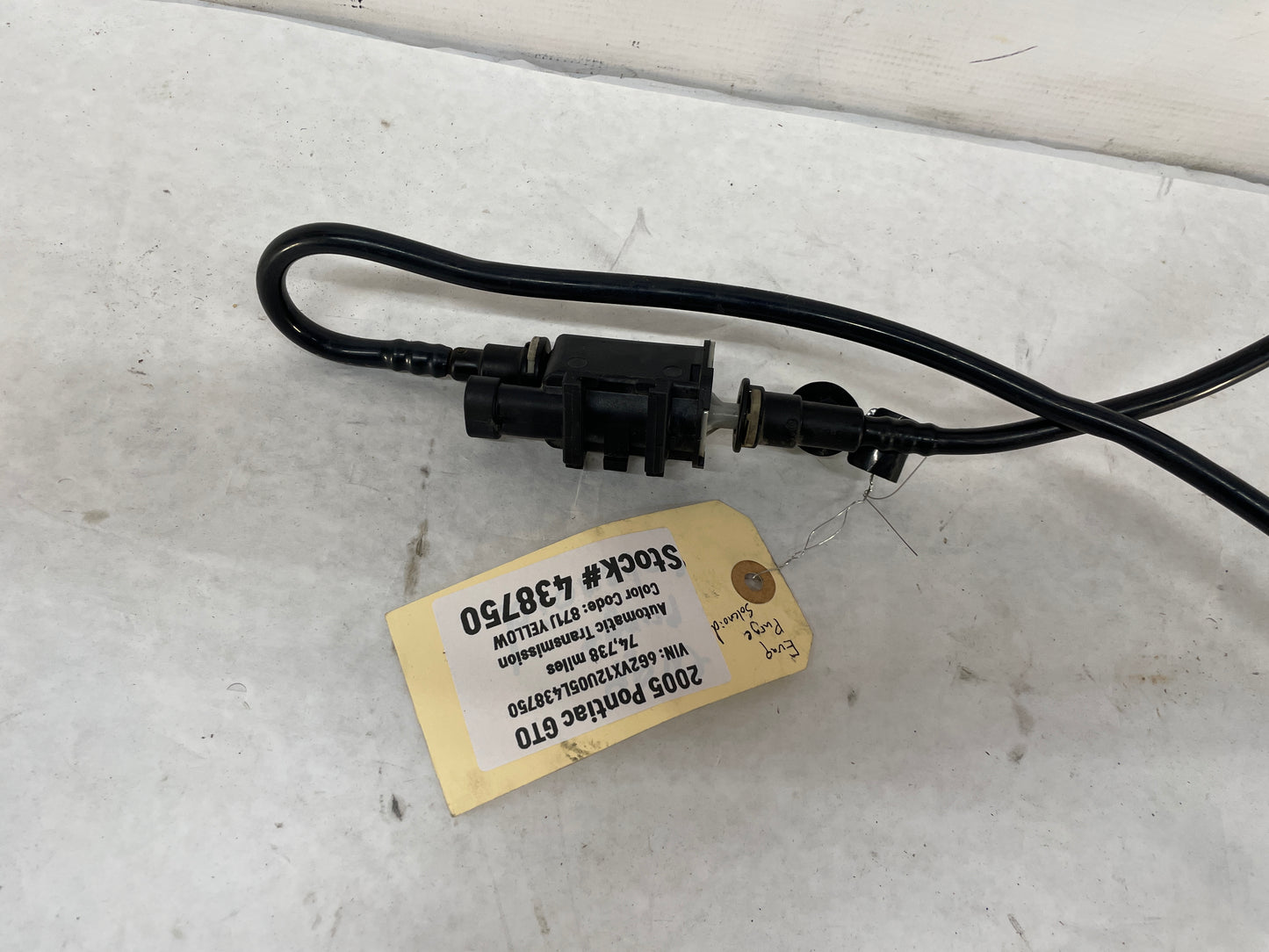 2005 Pontiac GTO Intake Manifold EVAP Purge Valve w/ Lines Hoses Tubes OEM