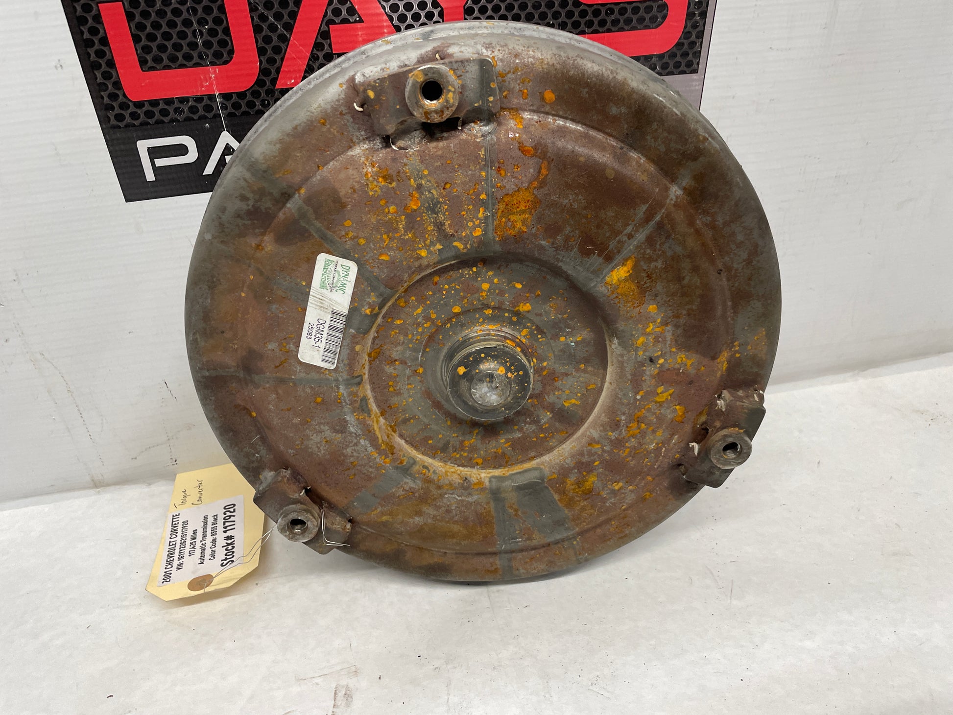 2001 Chevy C5 Corvette Automatic Transmission Torque Converter OEM - Day's Parts Yard