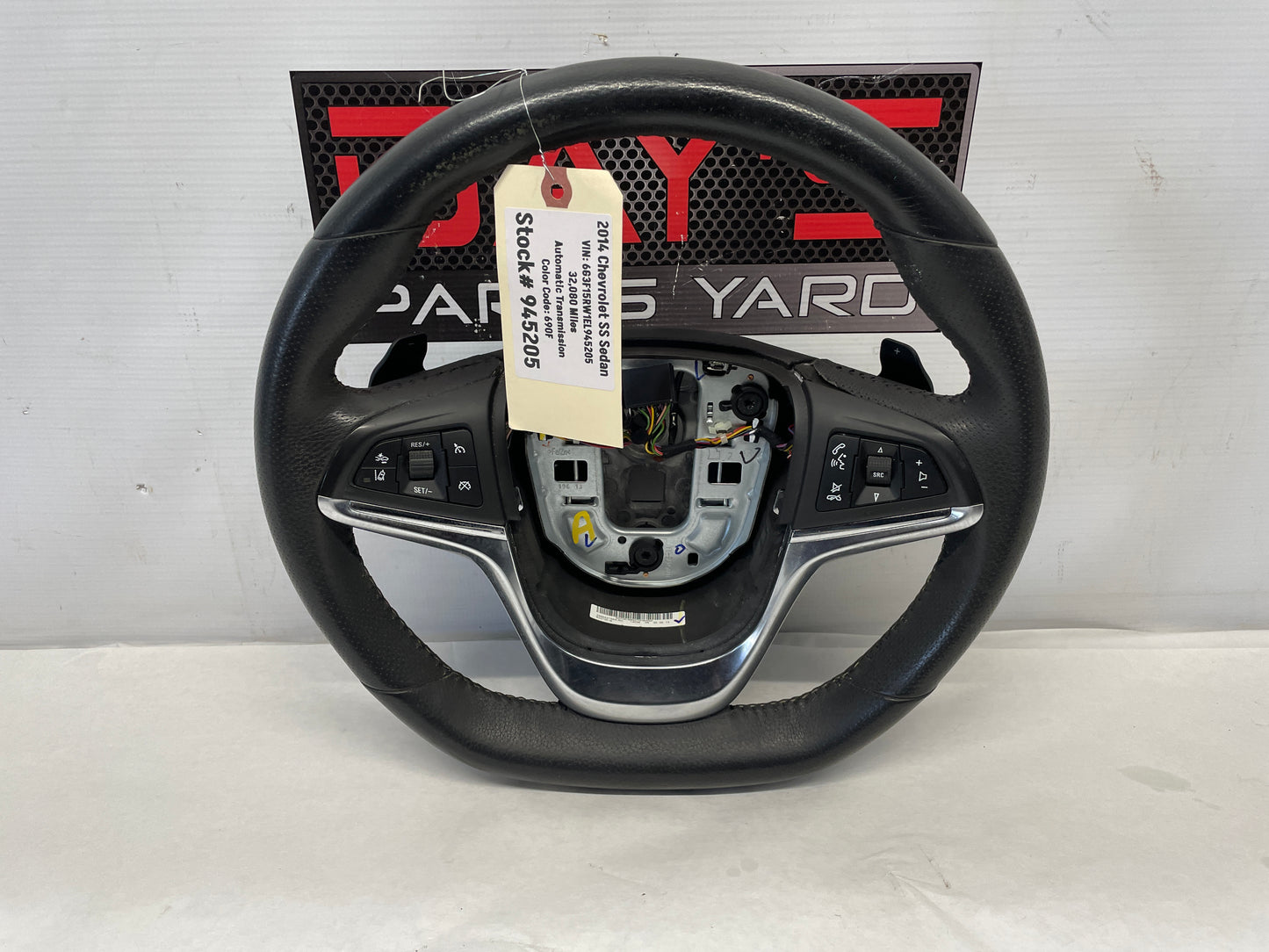 2014 Chevrolet SS Sedan Steering Wheel OEM - Day's Parts Yard