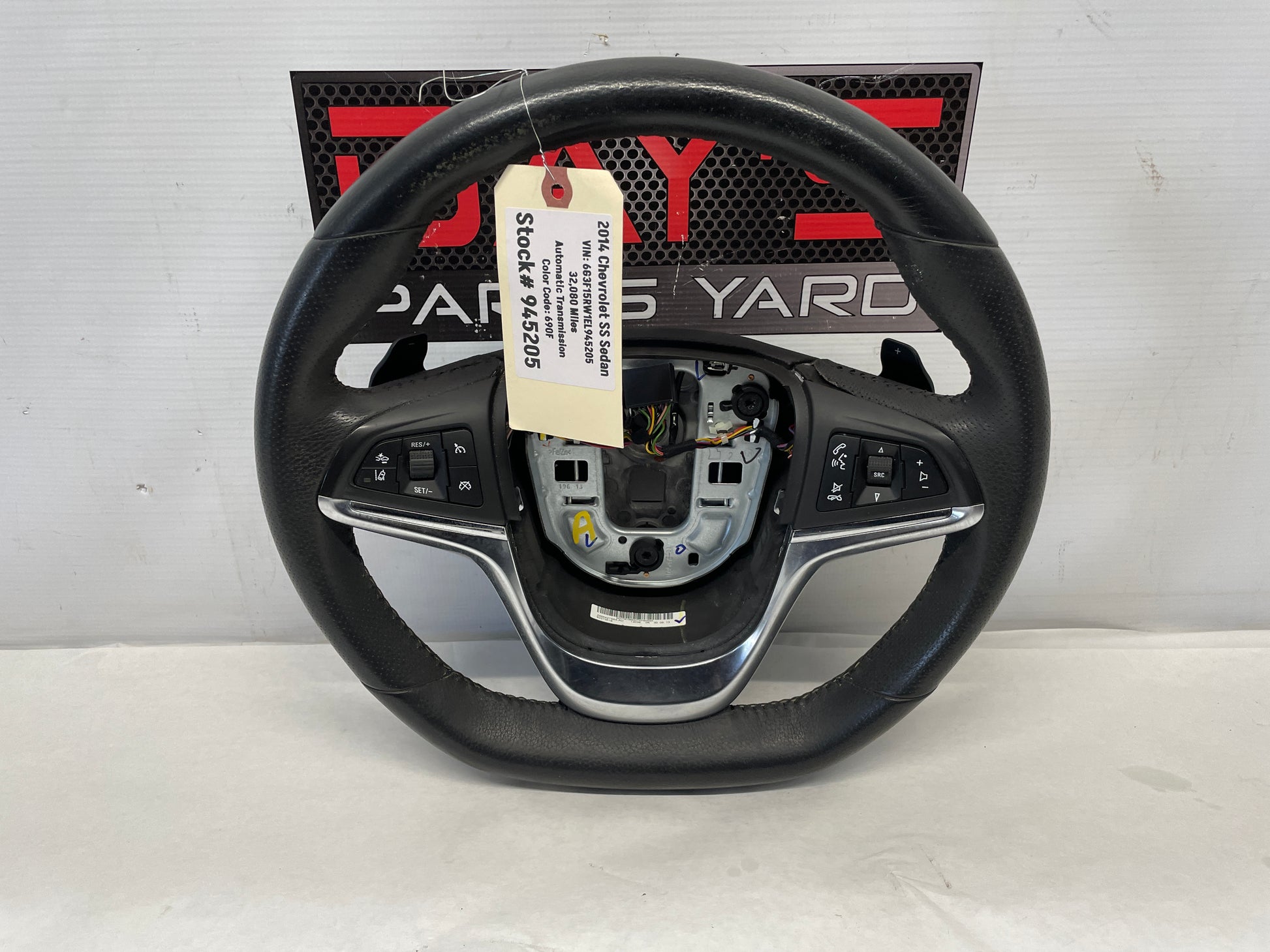 2014 Chevrolet SS Sedan Steering Wheel OEM - Day's Parts Yard