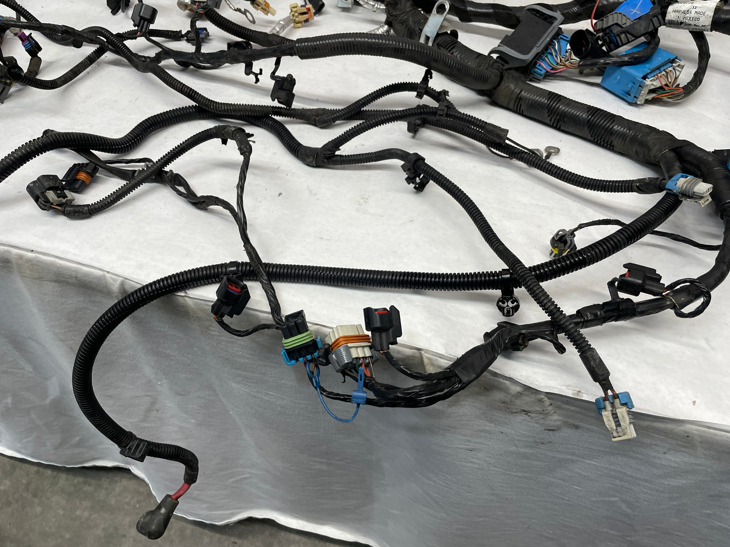 2005 Chevy C6 Corvette Engine Motor Automatic Transmission Wire Wiring Harness OEM - Day's Parts Yard