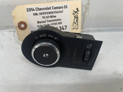 2014 Chevy Camaro SS Headlight Headlamp Switch w/ Fog Lights Lamp OEM - Day's Parts Yard