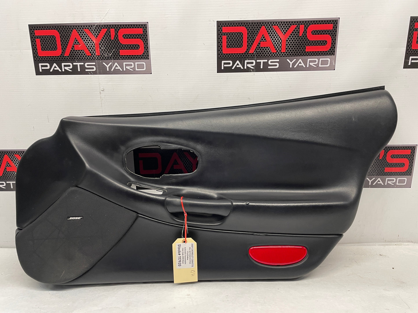 2001 Chevy C5 Corvette RH Passenger Front Interior Door Panel Trim OEM - Day's Parts Yard