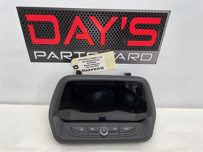 2018 Chevy Camaro ZL1 1LE Touch Screen Navigation Display 84015998 OEM - Day's Parts Yard