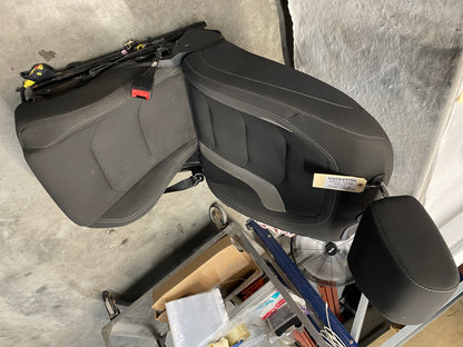 2020 Chevy Camaro SS LZ Seats Fronts and Rears Black and Gray Cloth OEM - Day's Parts Yard