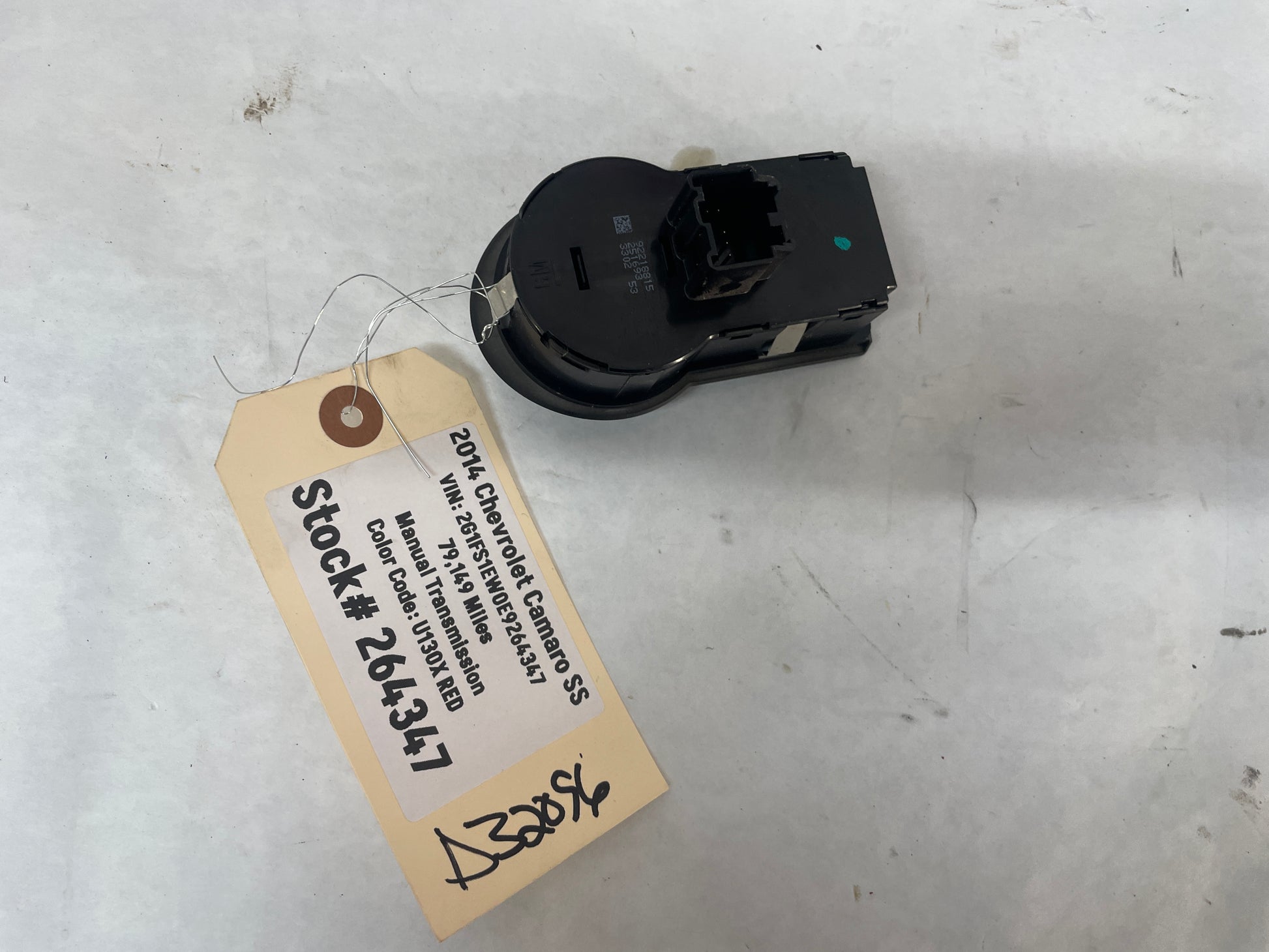 2014 Chevy Camaro SS Headlight Headlamp Switch w/ Fog Lights Lamp OEM - Day's Parts Yard