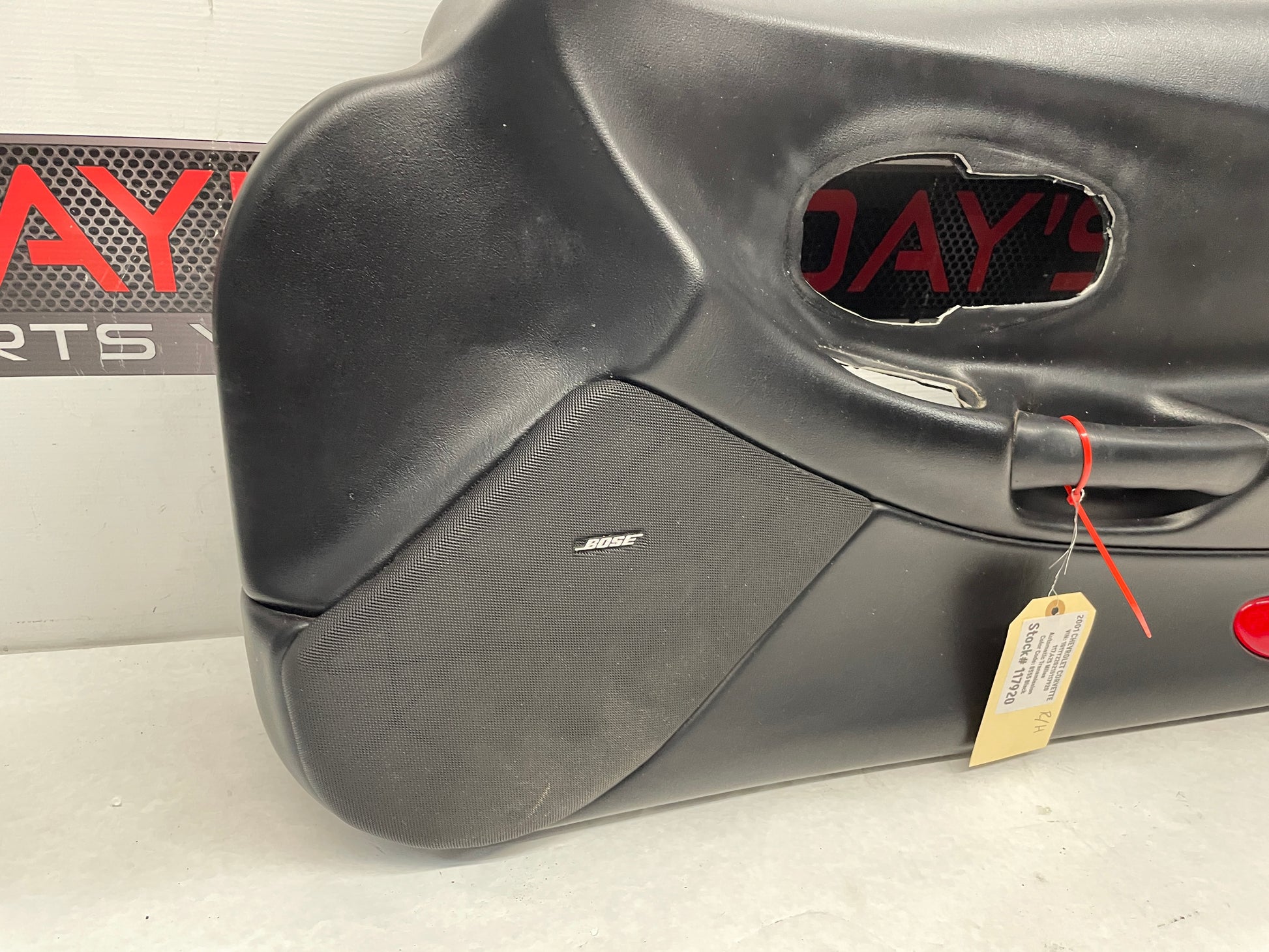 2001 Chevy C5 Corvette RH Passenger Front Interior Door Panel Trim OEM - Day's Parts Yard