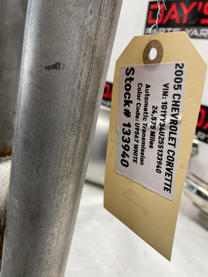 2005 Chevy C6 Corvette Factory OEM Cat Back Exhaust Mid Intermediate Pipe Mufflers - Day's Parts Yard