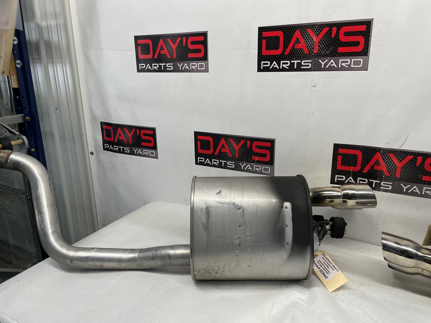 2005 Chevy C6 Corvette Factory OEM Cat Back Exhaust Mid Intermediate Pipe Mufflers - Day's Parts Yard