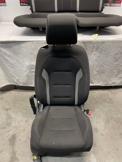2020 Chevy Camaro SS LZ Seats Fronts and Rears Black and Gray Cloth OEM - Day's Parts Yard