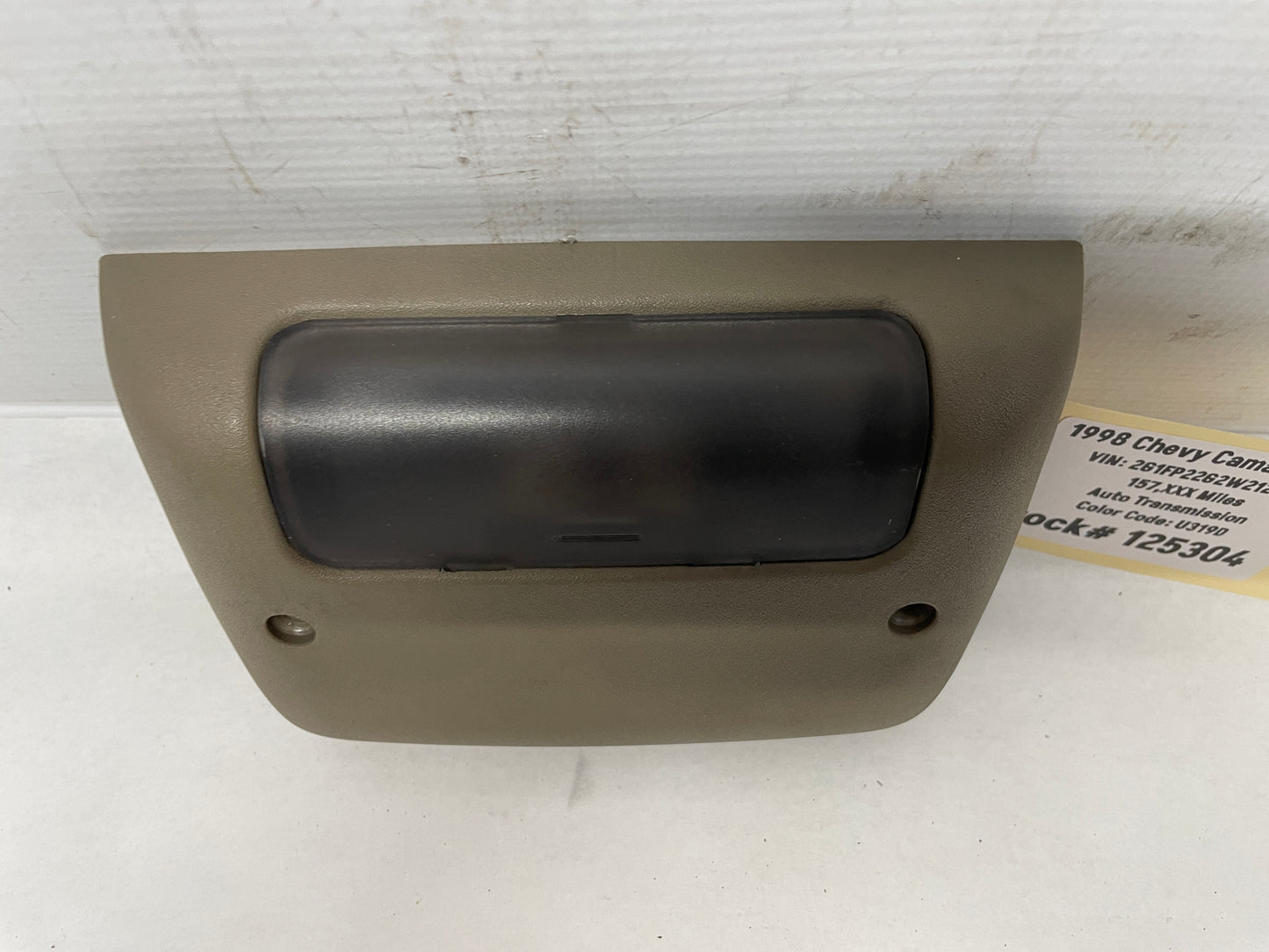 1998 Chevy Camaro Z28 Overhead Dome Roof Light Tan OEM - Day's Parts Yard