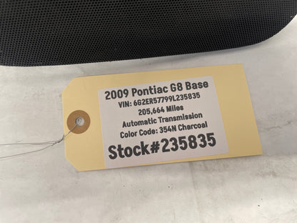 2009 Pontiac G8 Base Center Dash Radio Bezel Speaker Cover Grille OEM - Day's Parts Yard