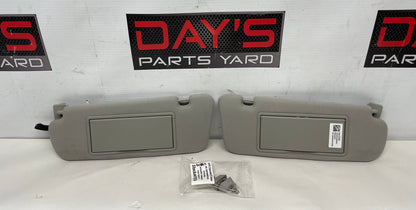 2015 Chevy SS Sedan RH & LH Sun Visor Sunvisor w/Clips OEM - Day's Parts Yard