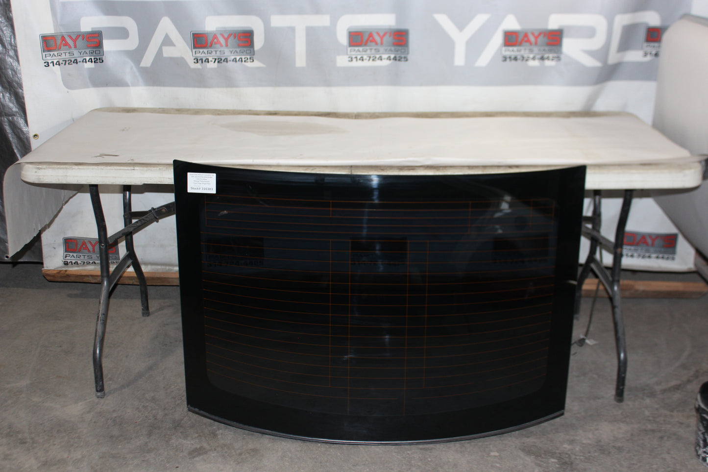 2014 Chevy Camaro SS Rear Window Glass OEM LOCAL PICK UP