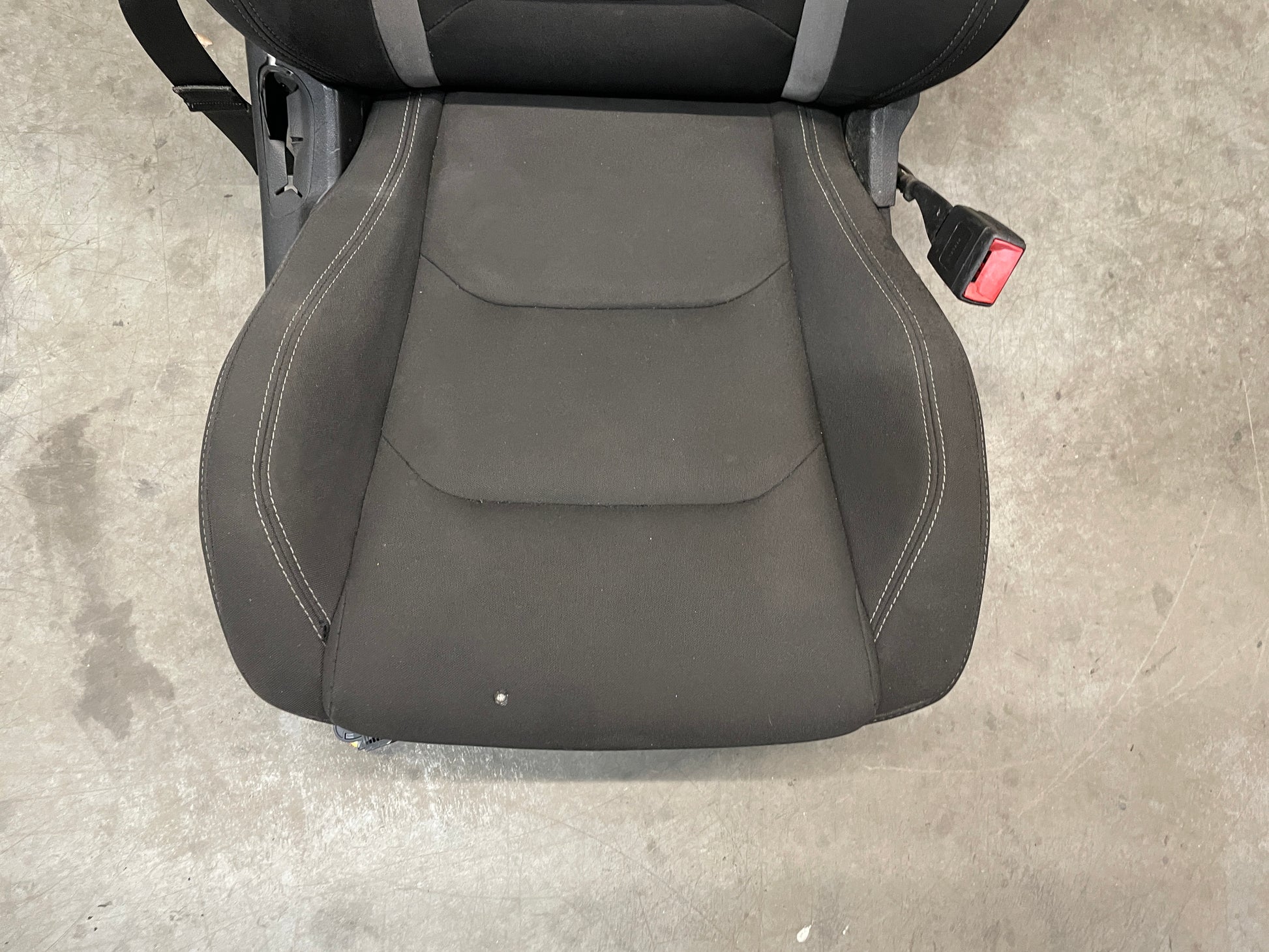 2020 Chevy Camaro SS LZ Seats Fronts and Rears Black and Gray Cloth OEM - Day's Parts Yard