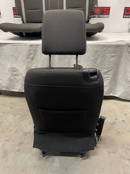 2020 Chevy Camaro SS LZ Seats Fronts and Rears Black and Gray Cloth OEM - Day's Parts Yard