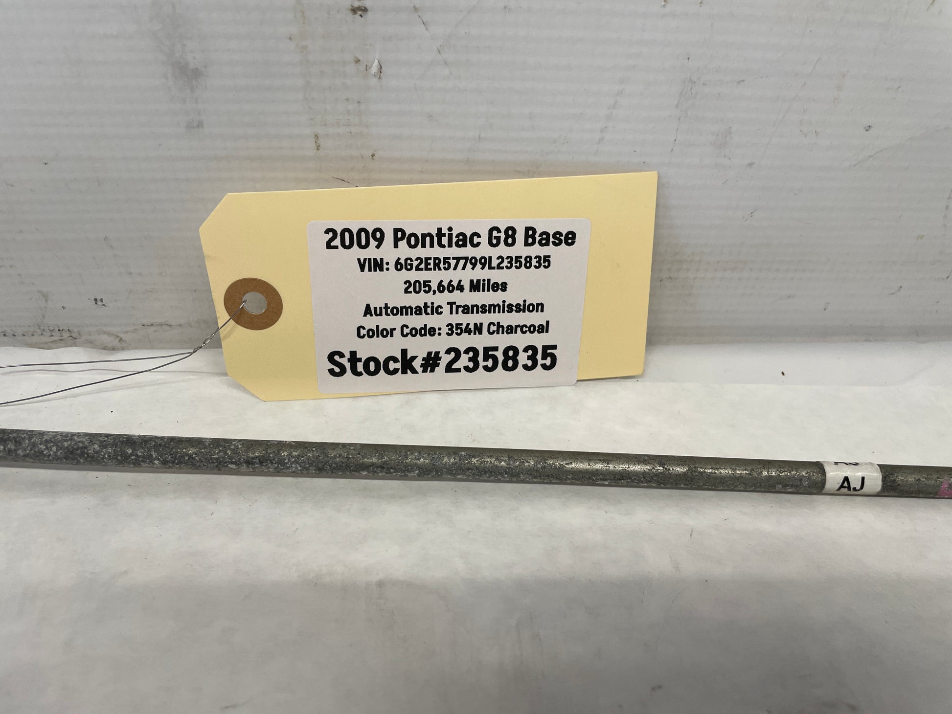 2009 Pontiac G8 Base Automatic Shifter Linkage Rod OEM - Day's Parts Yard