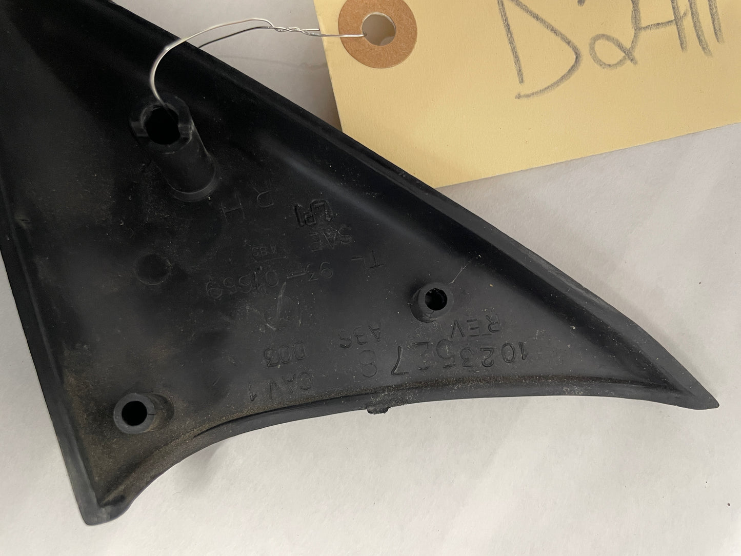 1998 Chevy Camaro Z28 RH Passenger Interior Mirror Bezel Trim OEM Grey Gray - Day's Parts Yard