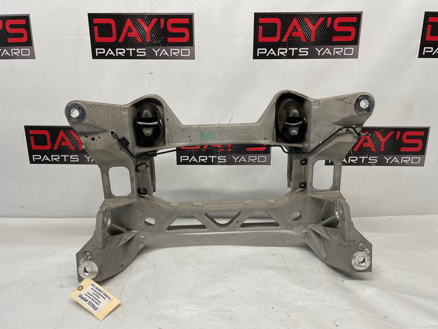 2005 Chevy C6 Corvette Rear Suspension Crossmember Cradle K Member Frame OEM - Day's Parts Yard