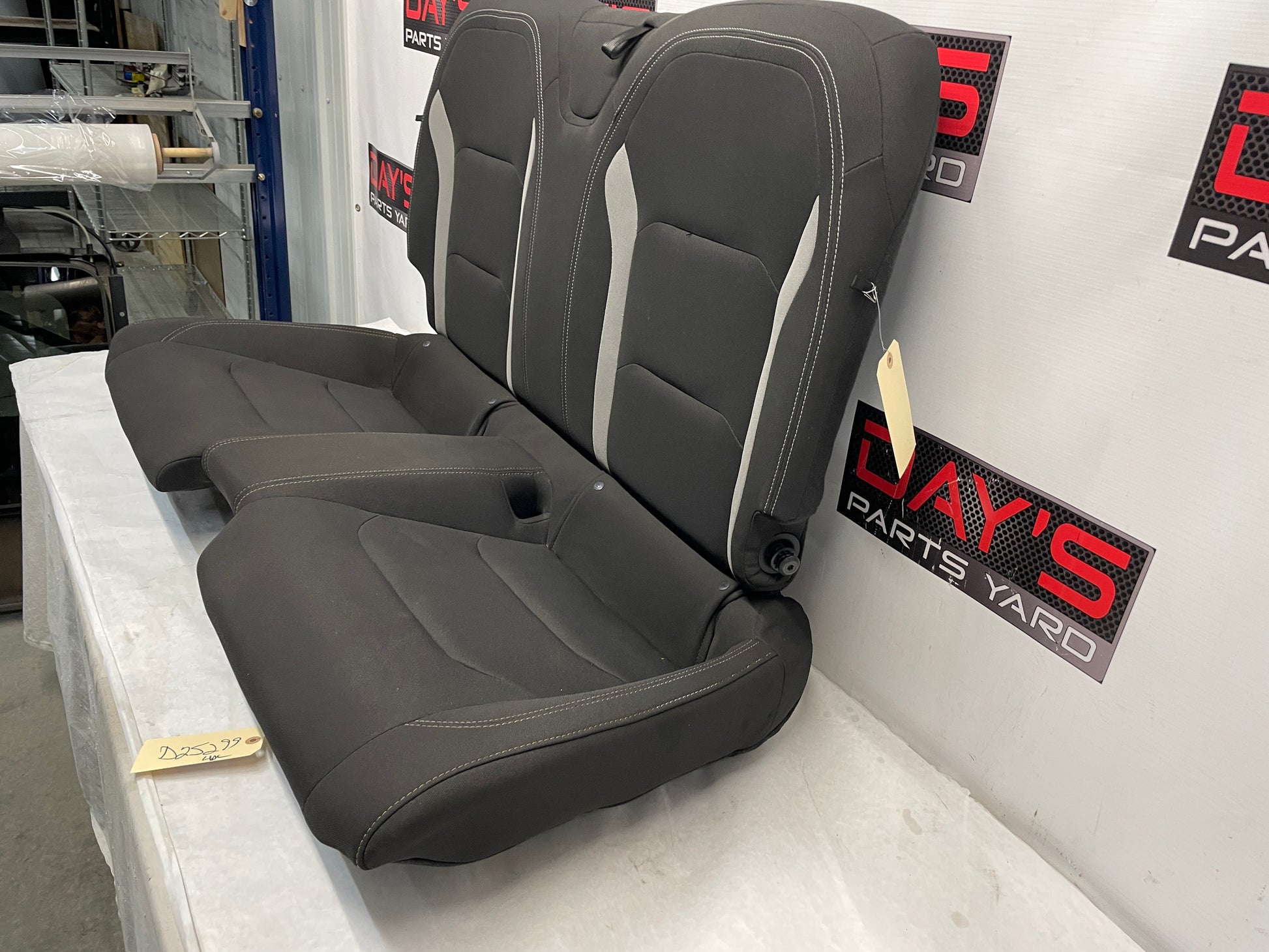 2020 Chevy Camaro SS LZ Seats Fronts and Rears Black and Gray Cloth OEM - Day's Parts Yard