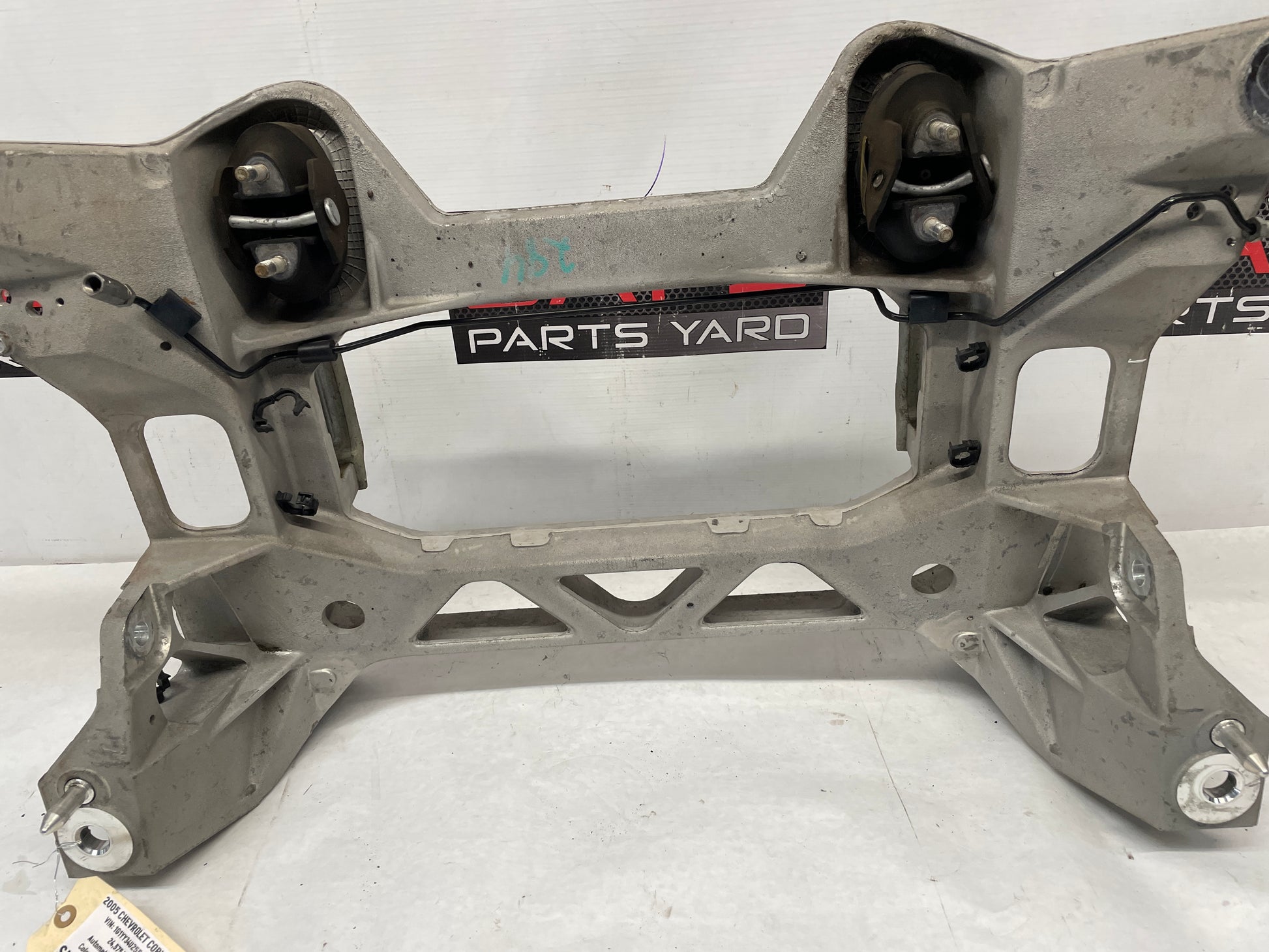 2005 Chevy C6 Corvette Rear Suspension Crossmember Cradle K Member Frame OEM - Day's Parts Yard
