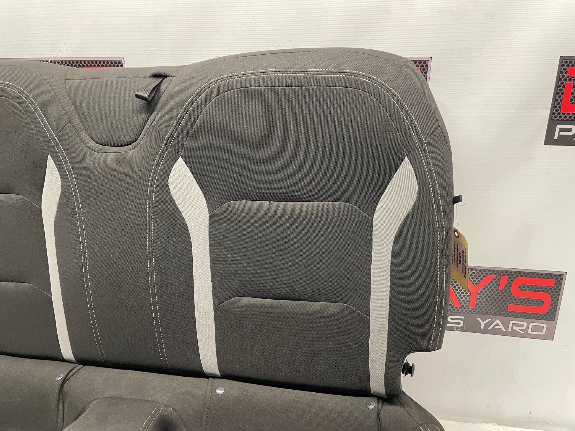 2020 Chevy Camaro SS LZ Seats Fronts and Rears Black and Gray Cloth OEM - Day's Parts Yard