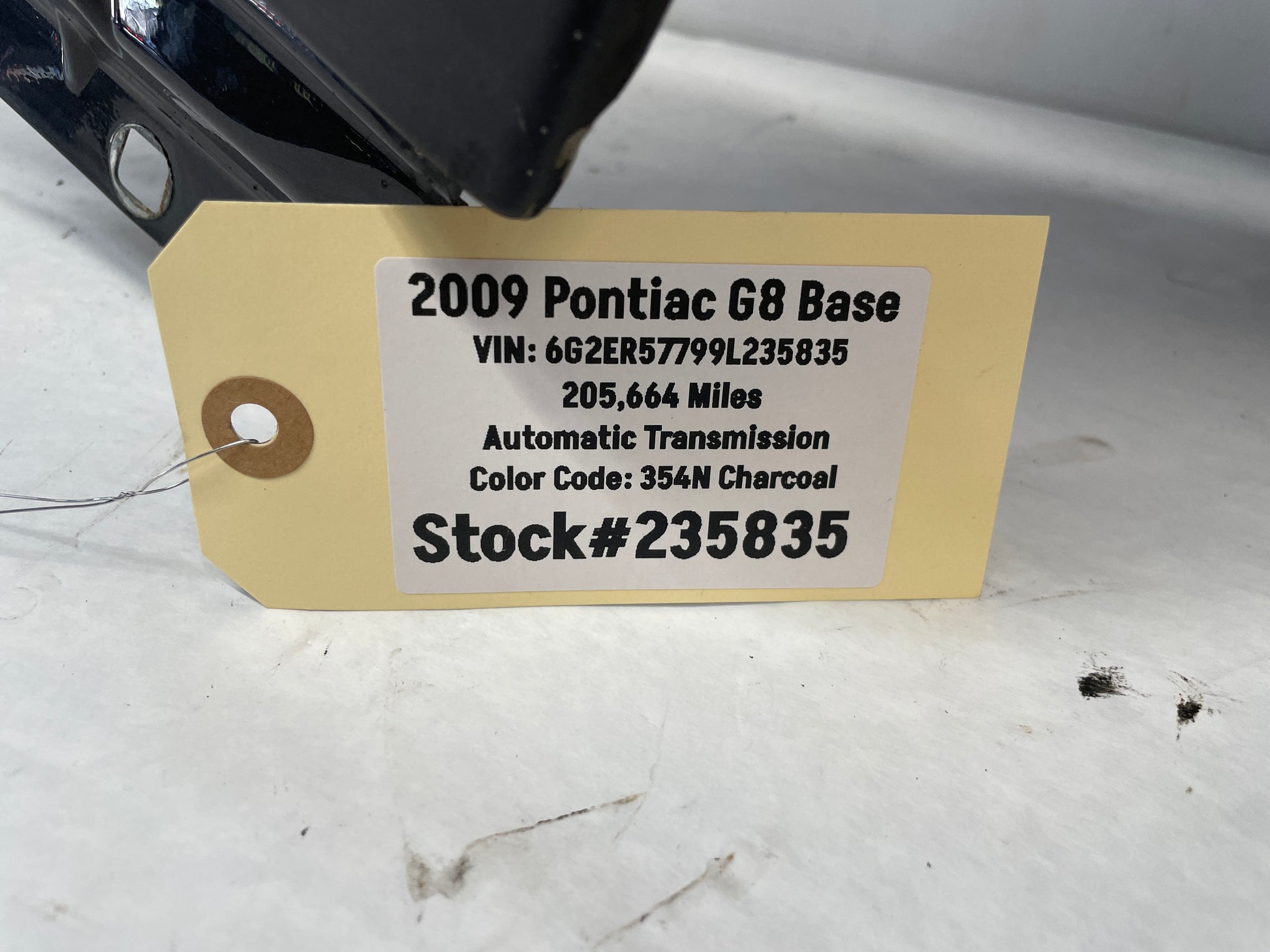 2009 Pontiac G8 Base RH Passenger Front Fender OEM - Day's Parts Yard