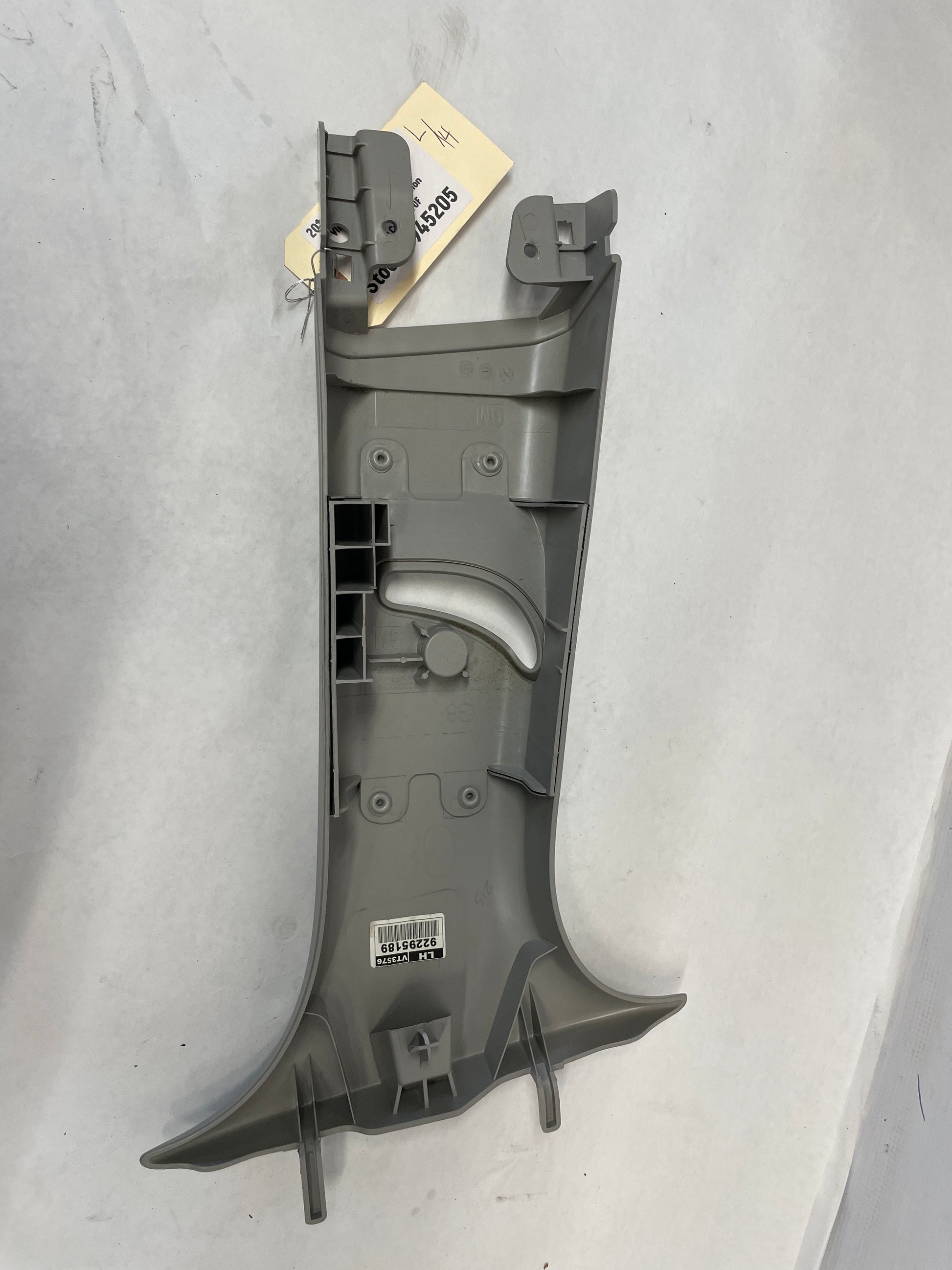 2014 Chevy SS Sedan LH Driver Interior Upper B Pillar Seat Belt Trim OEM - Day's Parts Yard