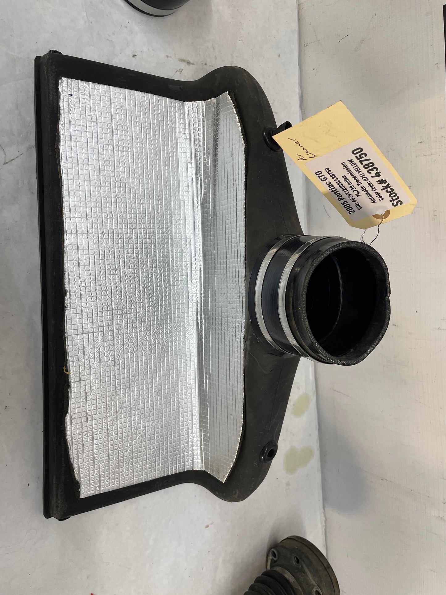 2005 Pontiac GTO Bohnman XAIR Over the Radiator Cold Air Intake CAI OTR