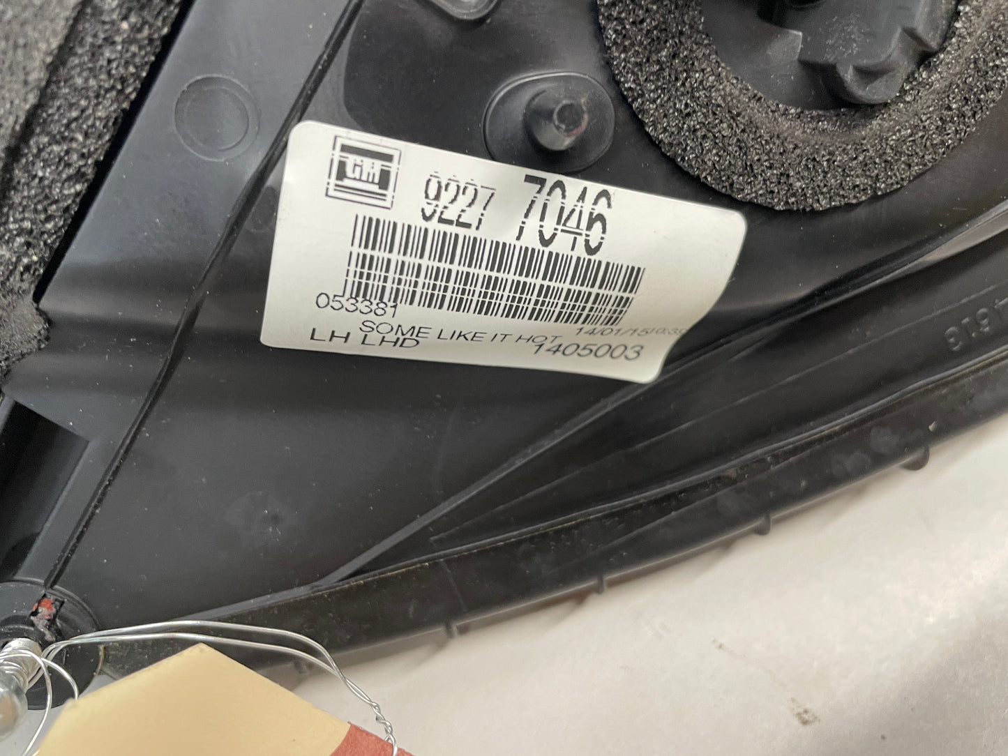 2015 Chevy SS Sedan LH Driver Exterior Door Mirror OEM - Day's Parts Yard