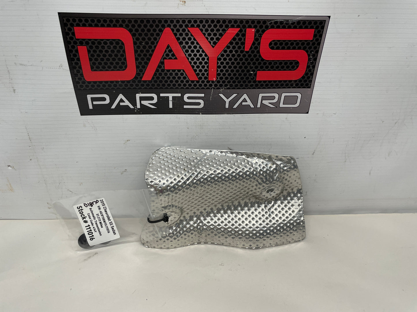 2015 Chevy SS Sedan Cabin Air Filter Box Heat Shield OEM - Day's Parts Yard