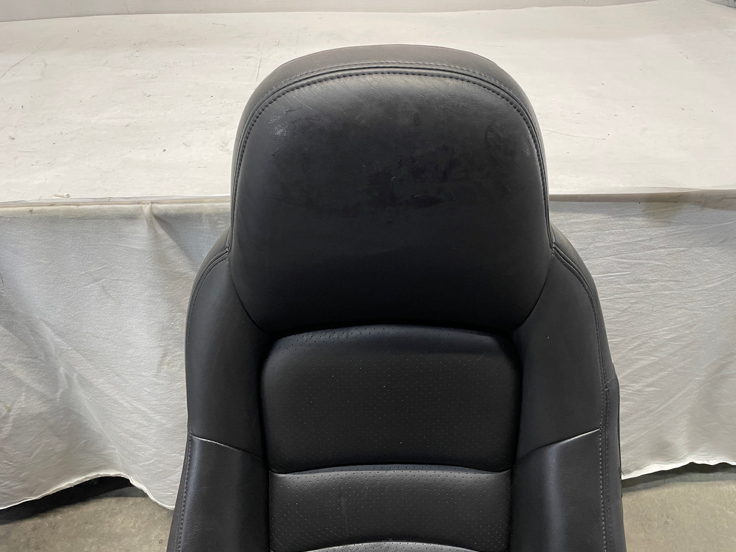 2005 Chevy C6 Corvette Front Seats Black Leather OEM - Day's Parts Yard