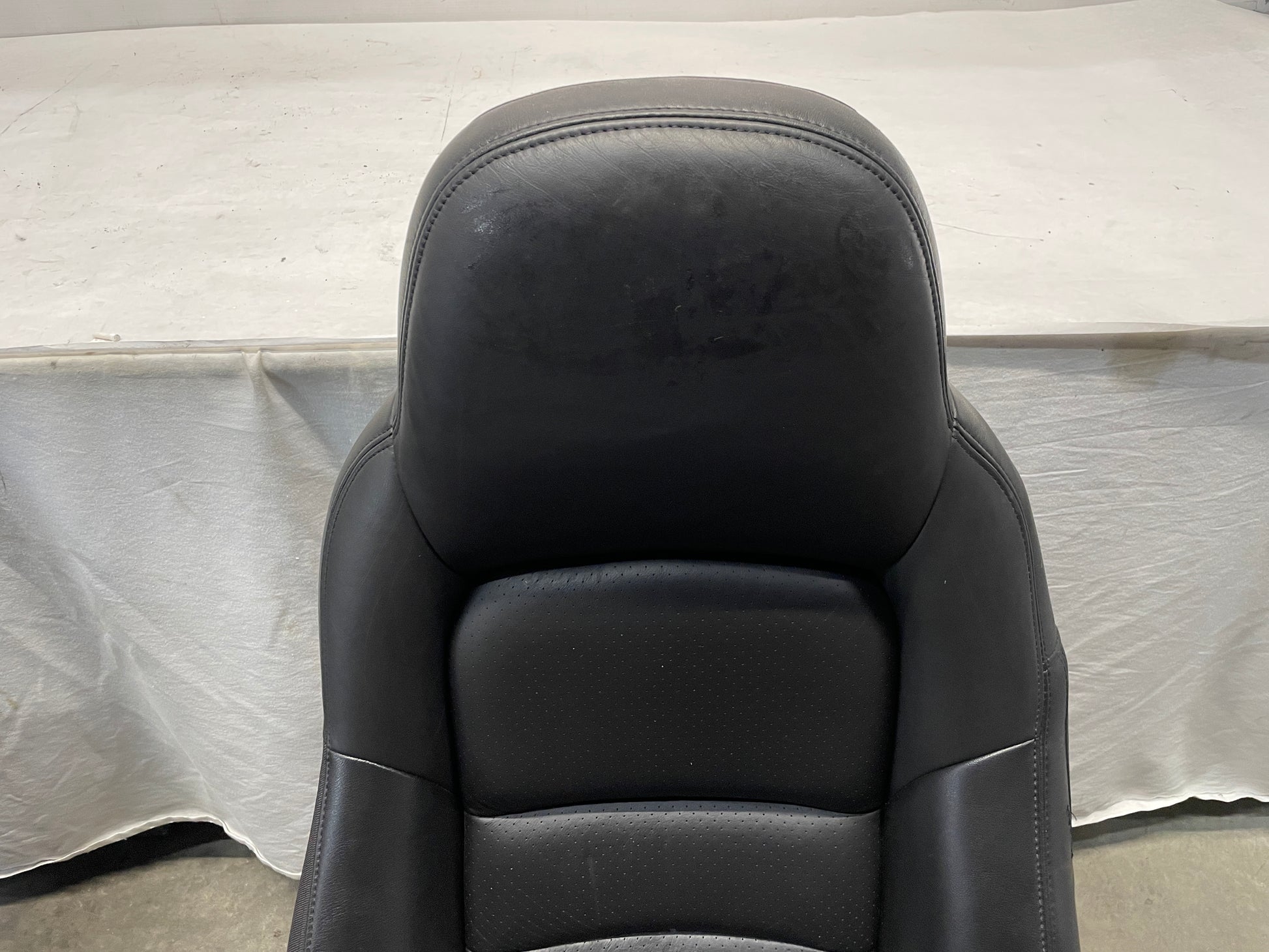 2005 Chevy C6 Corvette Front Seats Black Leather OEM - Day's Parts Yard