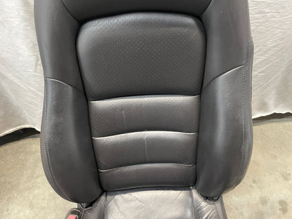 2005 Chevy C6 Corvette Front Seats Black Leather OEM - Day's Parts Yard