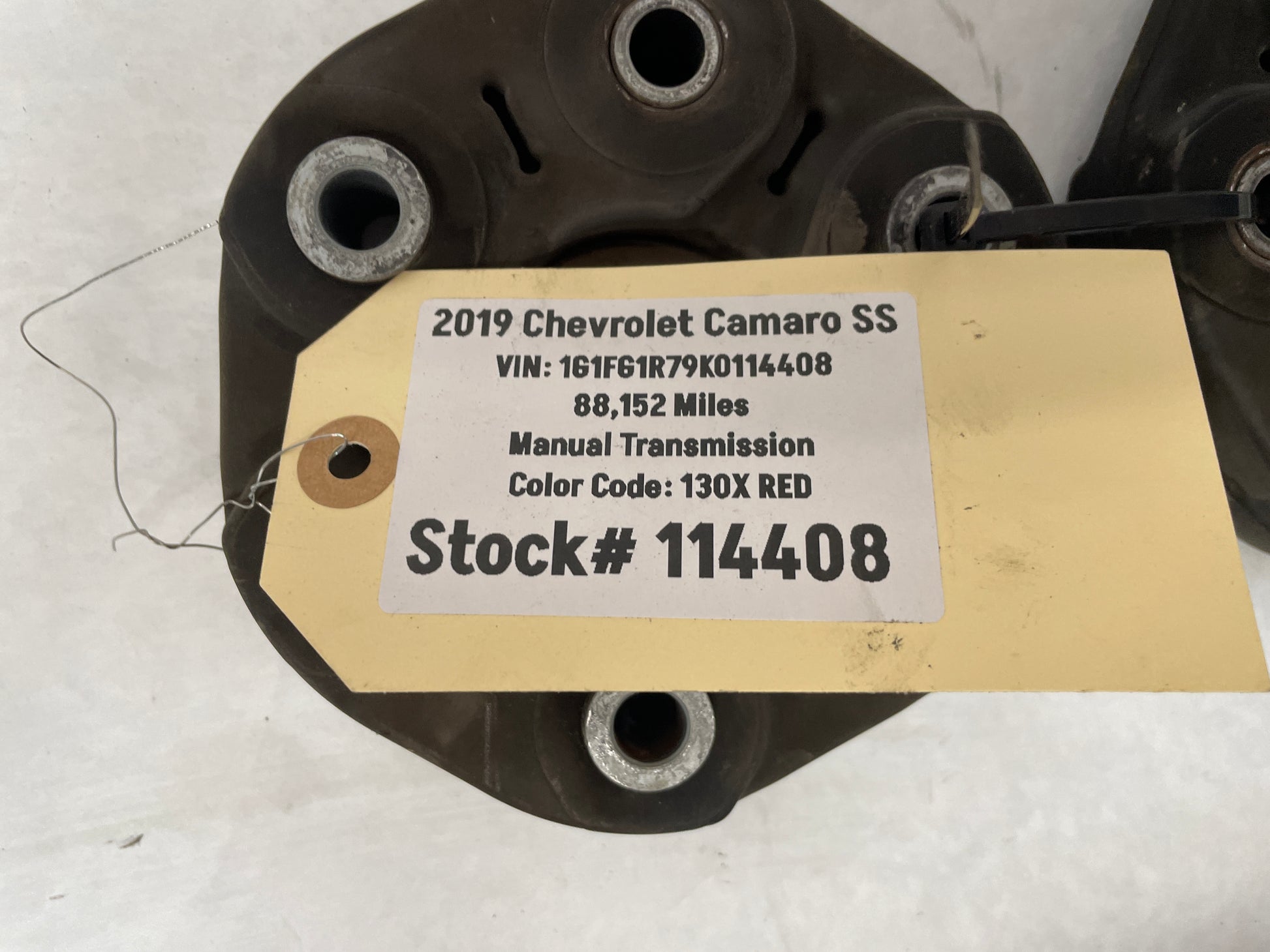 2019 Chevy Camaro SS Driveshaft Drive Shaft Couplers Isolators OEM - Day's Parts Yard