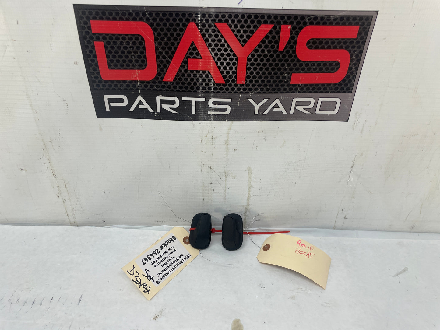 2014 Chevy Camaro SS Rear Roof Hook Set OEM - Day's Parts Yard