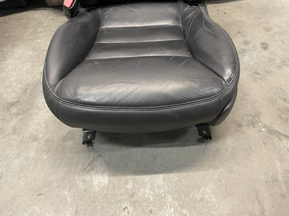 2005 Chevy C6 Corvette Front Seats Black Leather OEM - Day's Parts Yard