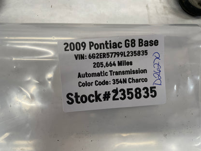 2009 Pontiac G8 Base Upper & Side Radiator Mounts OEM - Day's Parts Yard