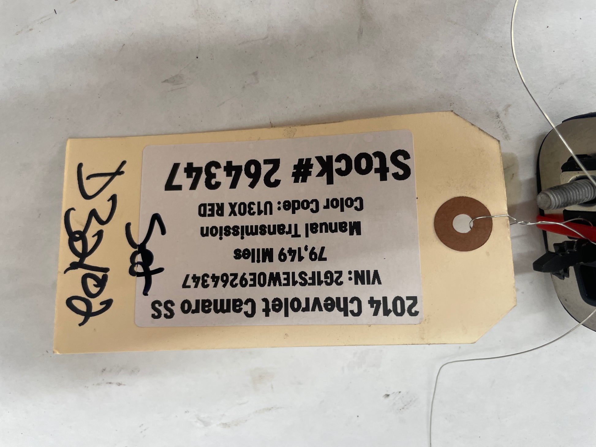 2014 Chevy Camaro SS Rear Roof Hook Set OEM - Day's Parts Yard