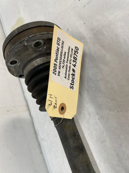 2005 Pontiac GTO LH Driver Rear CV Axle Half Shaft OEM