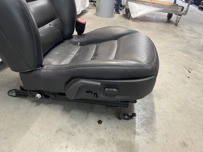 2005 Chevy C6 Corvette Front Seats Black Leather OEM - Day's Parts Yard
