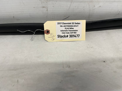 2017 Chevy SS Sedan RH Passenger  Front Door Rubber Weather Strip OEM - Day's Parts Yard