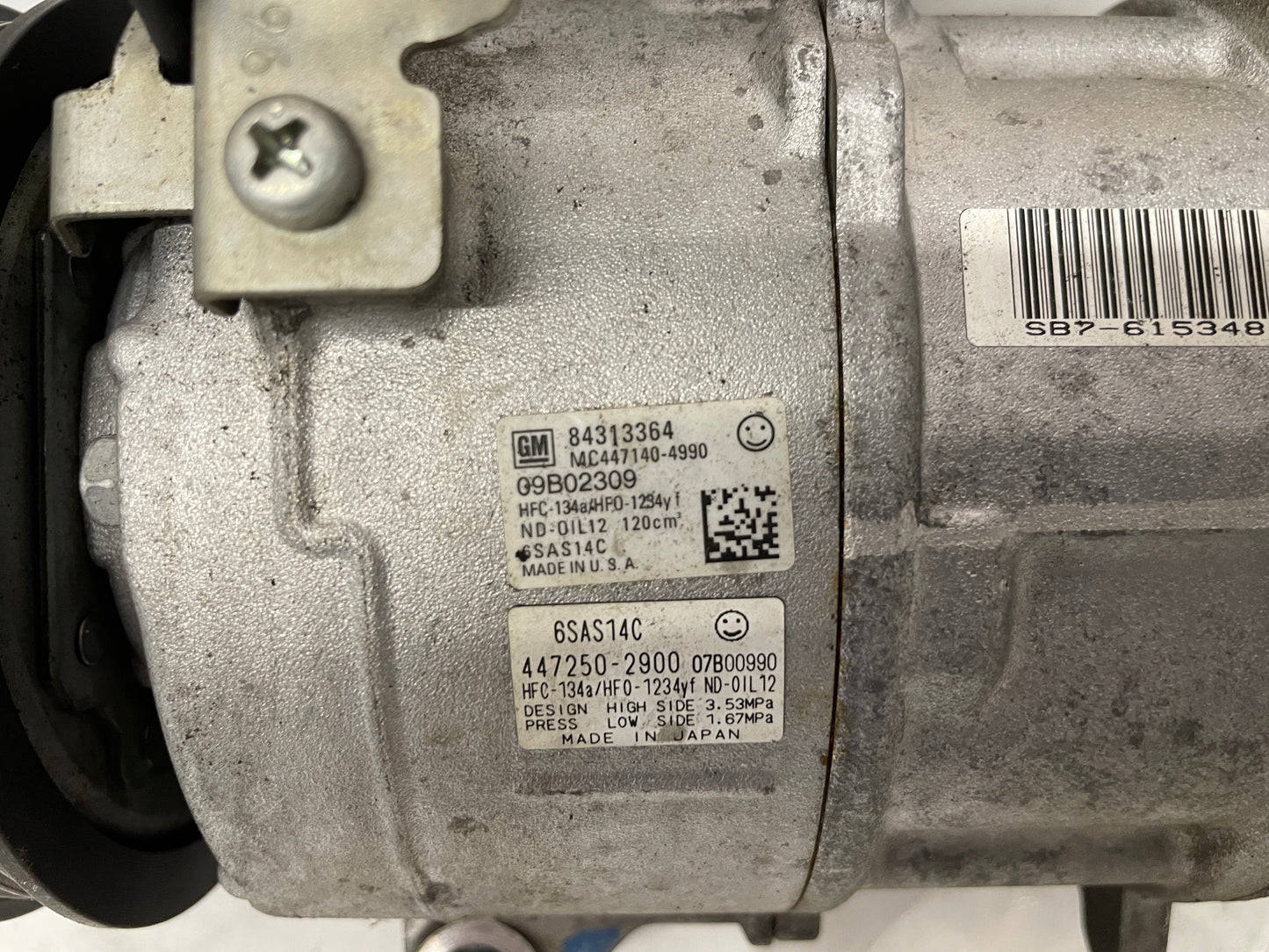 2019 Chevy Camaro SS A/C Compressor Air Conditioner OEM - Day's Parts Yard