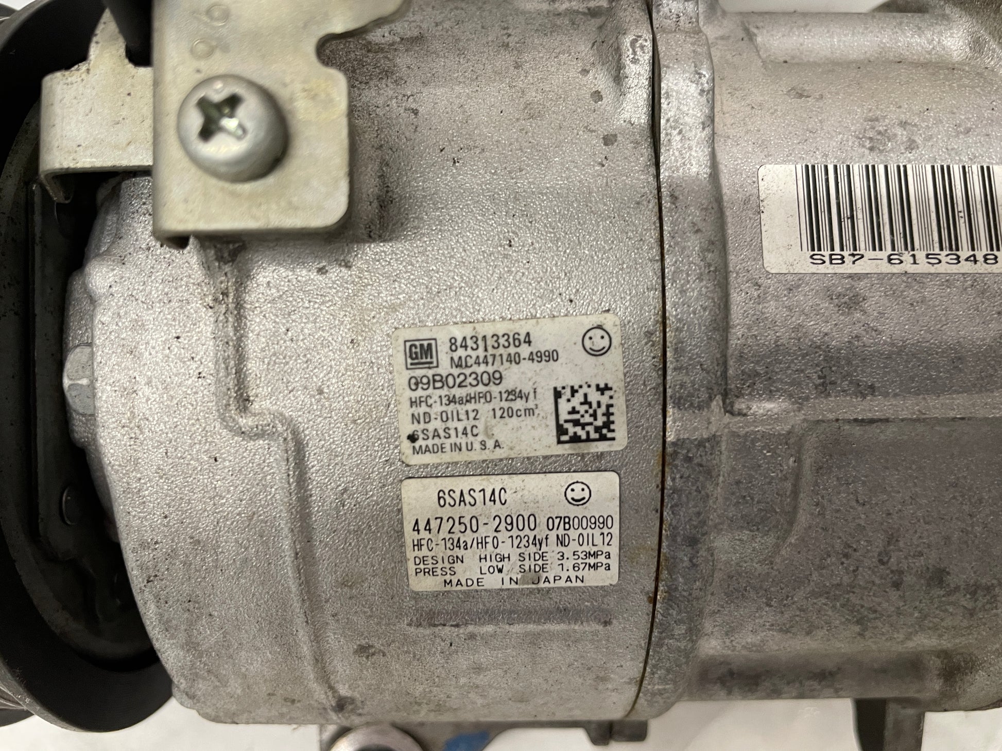 2019 Chevy Camaro SS A/C Compressor Air Conditioner OEM - Day's Parts Yard