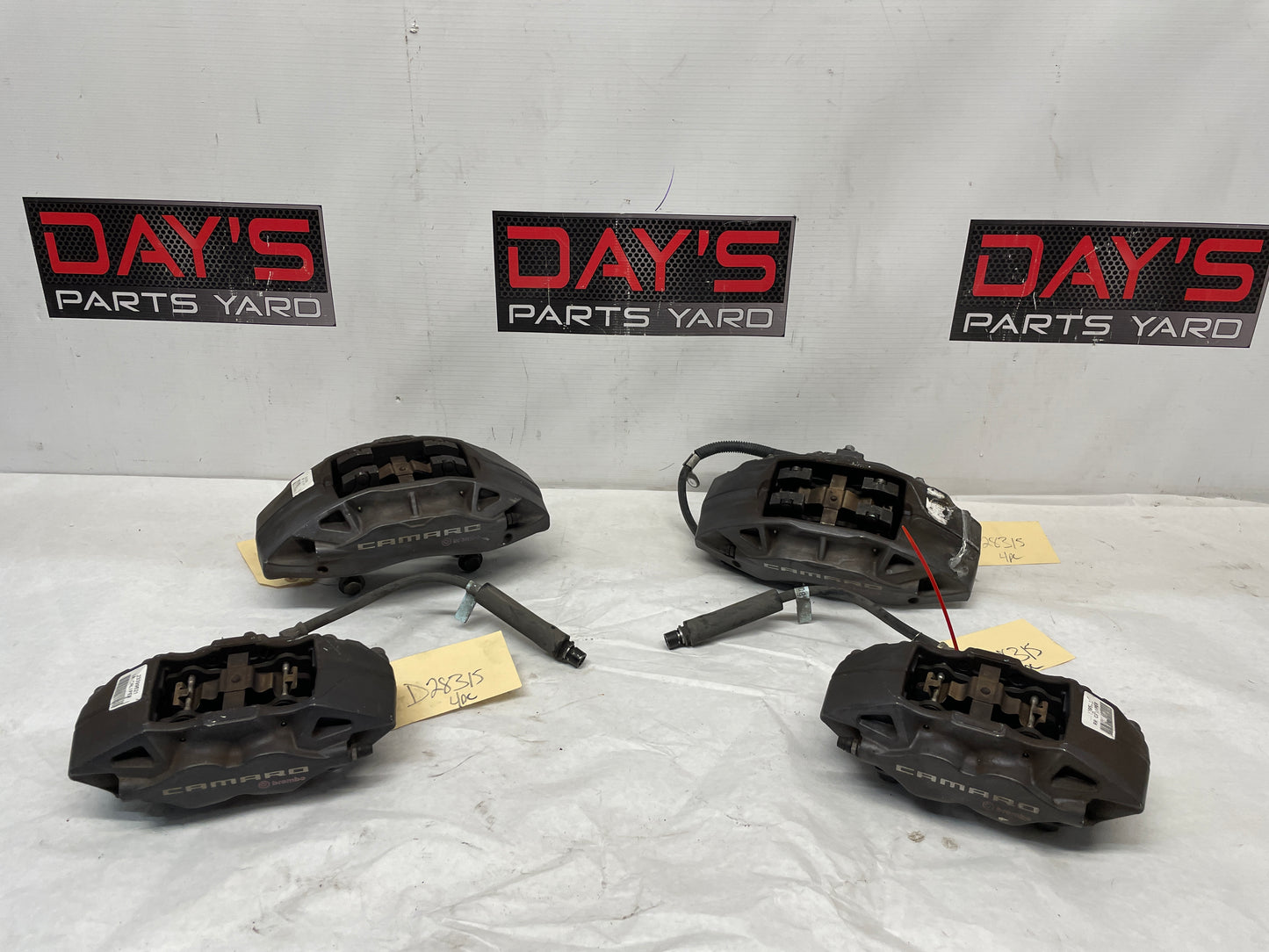 2019 Chevy Camaro SS Front & Rear Brembo Brake Caliper OEM - Day's Parts Yard