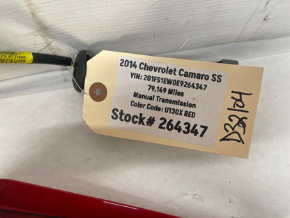 2014 Chevy Camaro SS LH Driver Exterior Out Side Mirror Red OEM - Day's Parts Yard