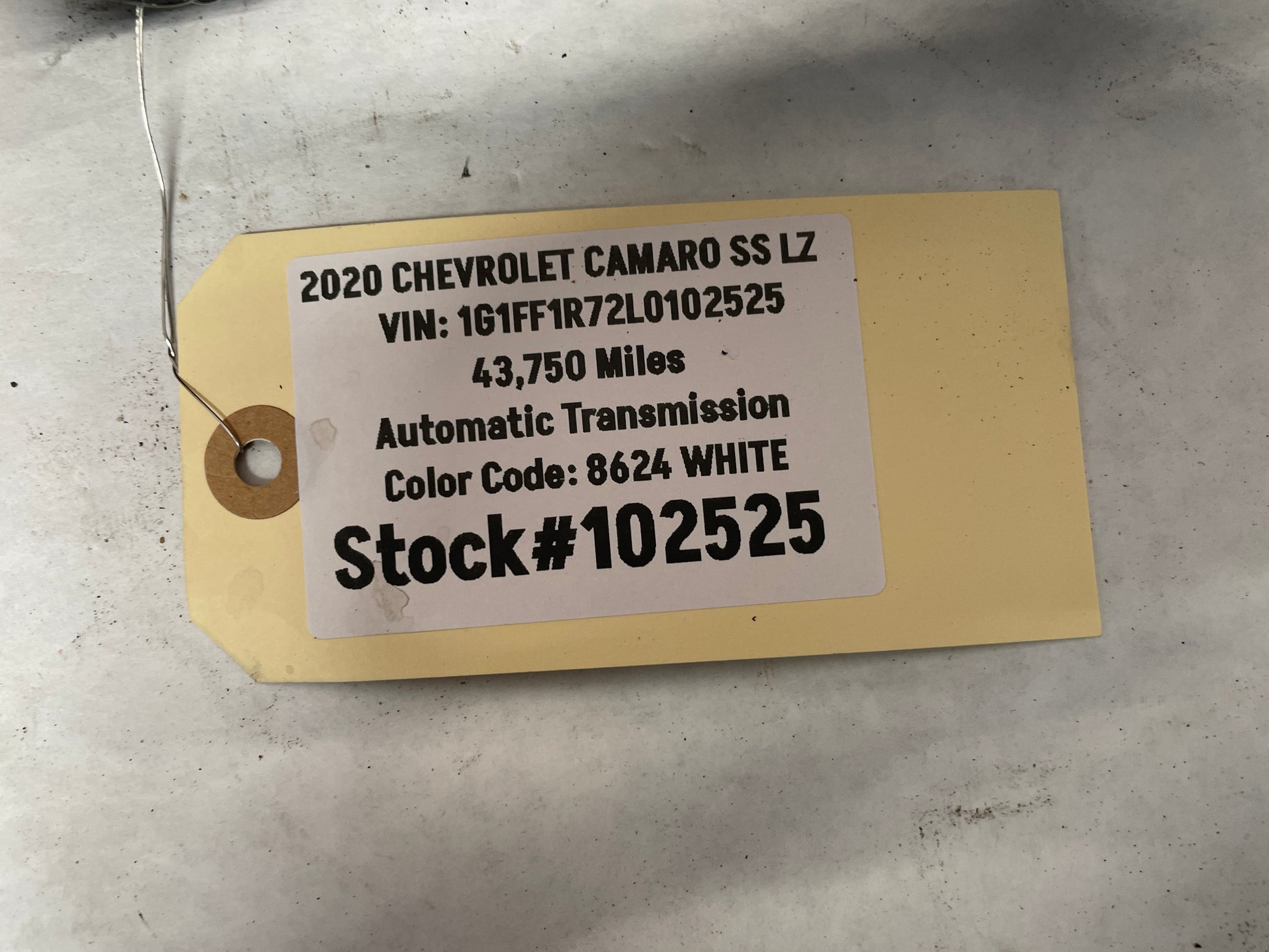 2020 Chevy Camaro SS LZ LH Driver Taillight Tail Light OEM - Day's Parts Yard