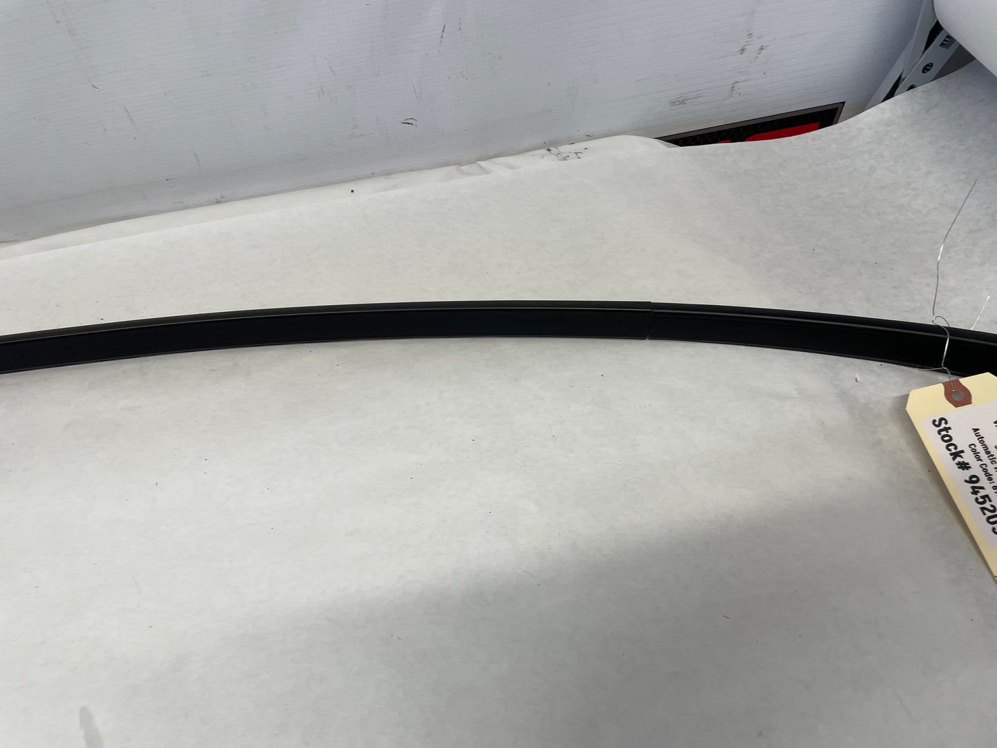 2014 Chevy SS Sedan LH Driver Roof Top Trim Black Molding OEM - Day's Parts Yard