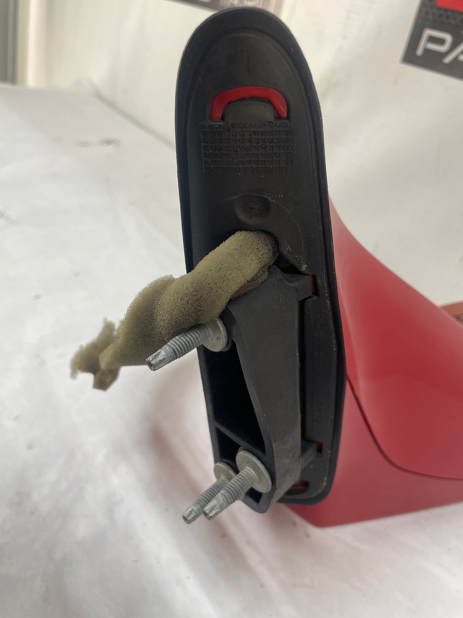 2014 Chevy Camaro SS LH Driver Exterior Out Side Mirror Red OEM - Day's Parts Yard