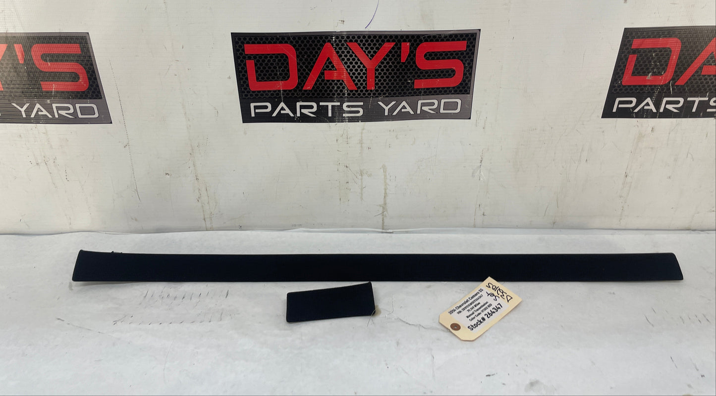 2014 Chevy Camaro SS 1LE Cloth Dash Panel Trim Molding 2 pc OEM - Day's Parts Yard